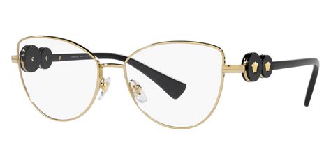 Versace™ VE1284 1002 53 Gold Eyeglasses 